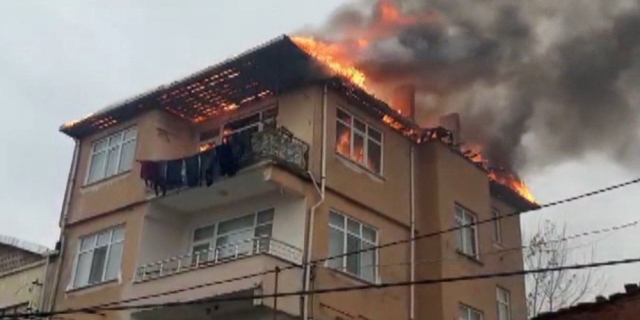 Sinop’ta Ev Yangını