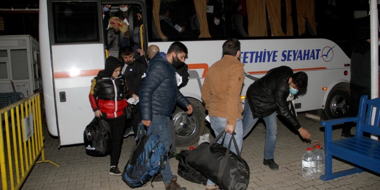 Fethiye’de 97 Kaçak Göçmen İle 10 Organizatör Yakalandı