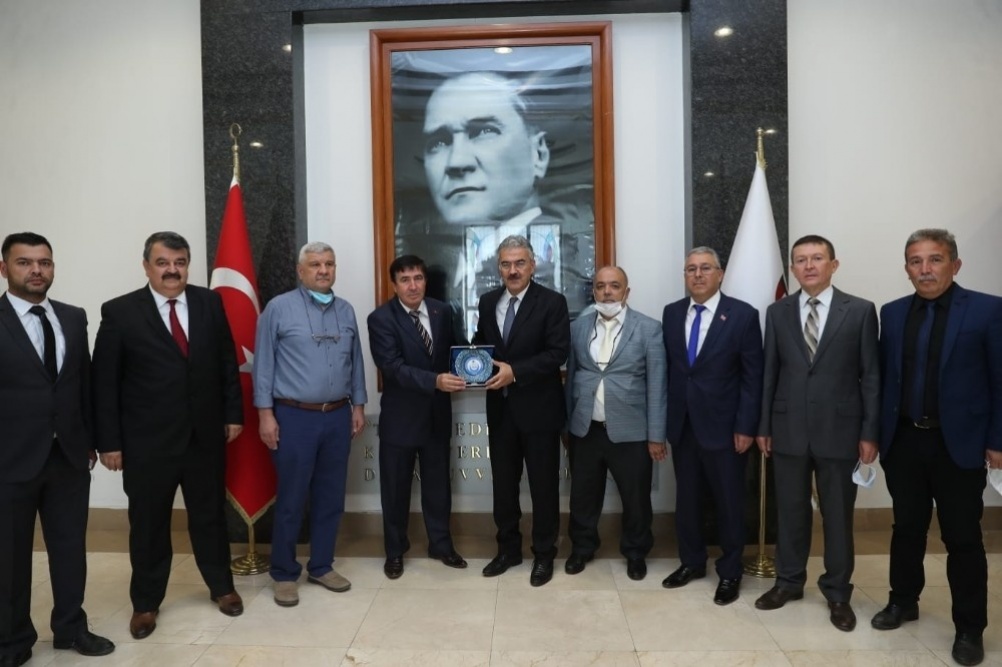 Valisi Erol Ayyıldız’a makamında nezaket ziyareti yaparak ‘hayırlı olsun’ temennisinde bulundular