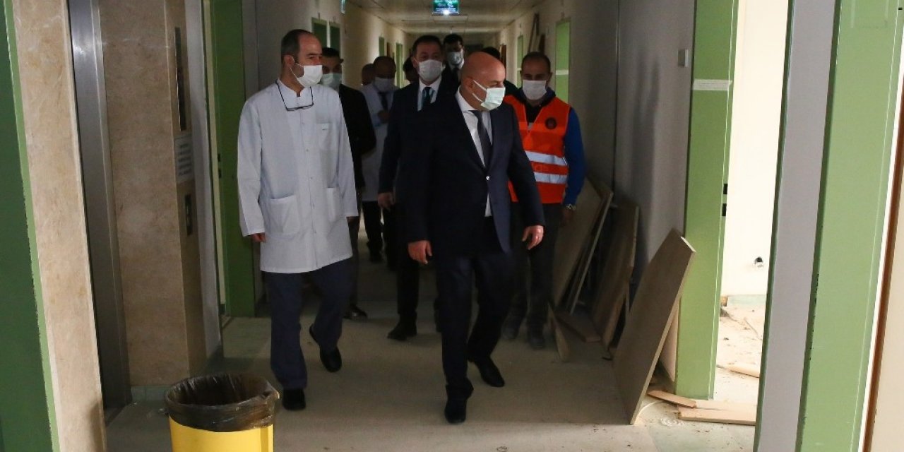 Başkan Altınok Gaziler Katındaki Çalışmayı Denetledi