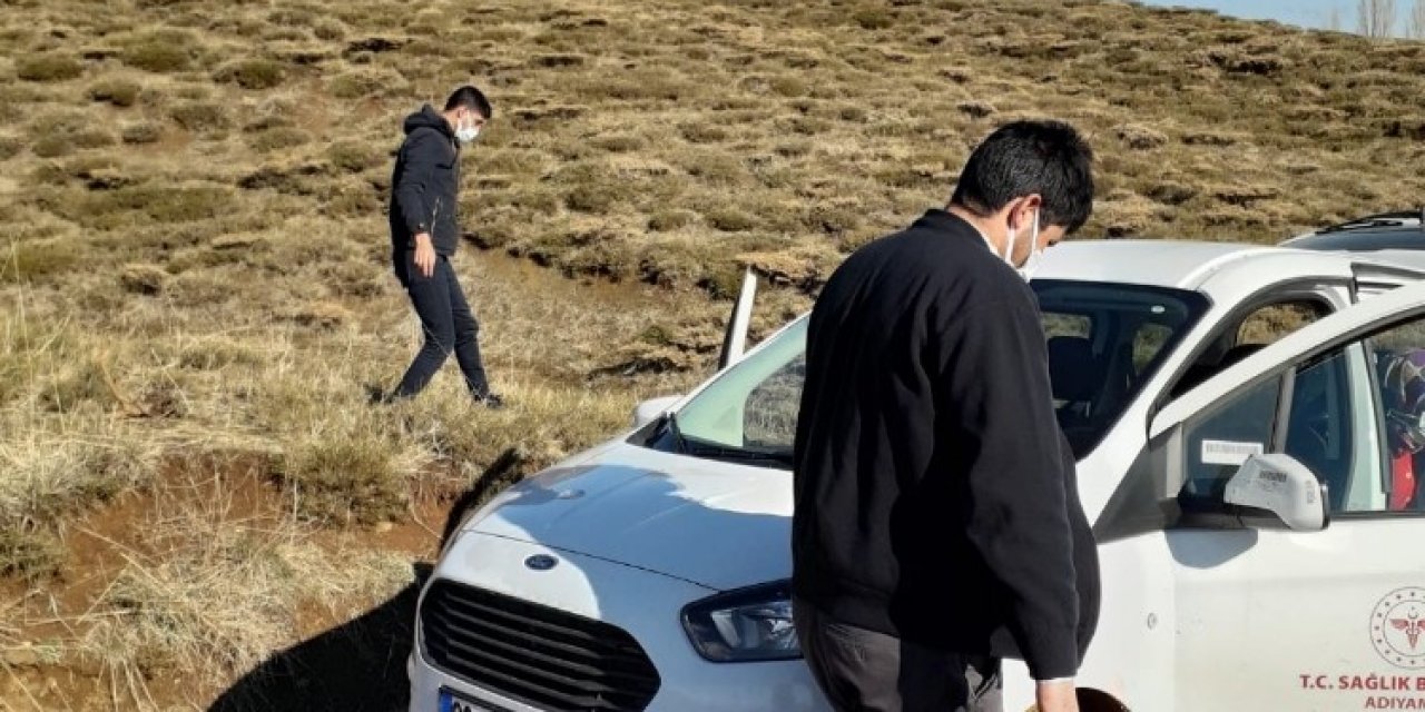 Filyasyon Ekibinin Aracı Çamura Battı