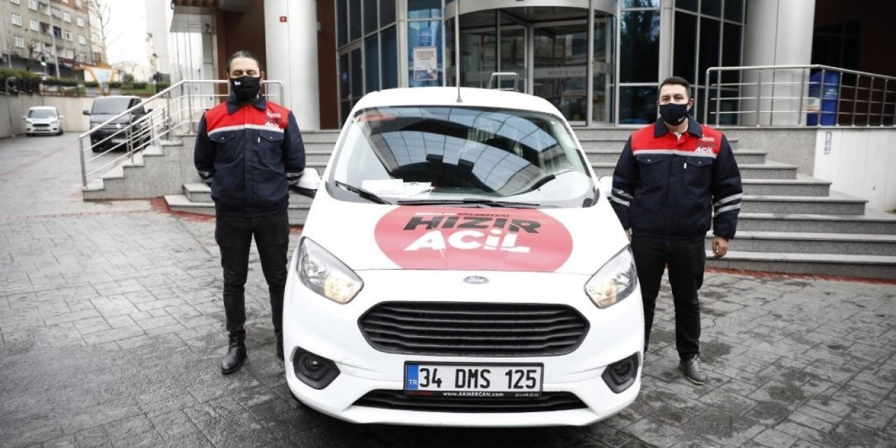 Esenler’de Hızır Acil Servis İş Başında
