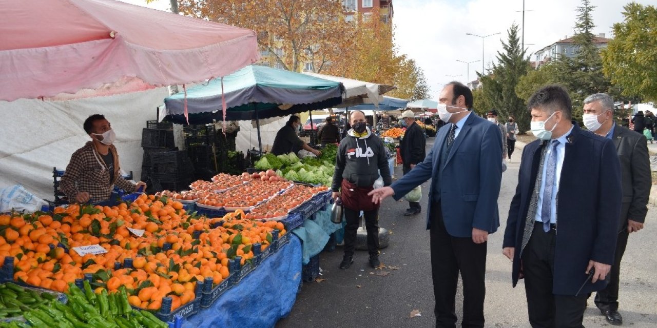 Kaymakam Demirkale’den Korona Denetimi