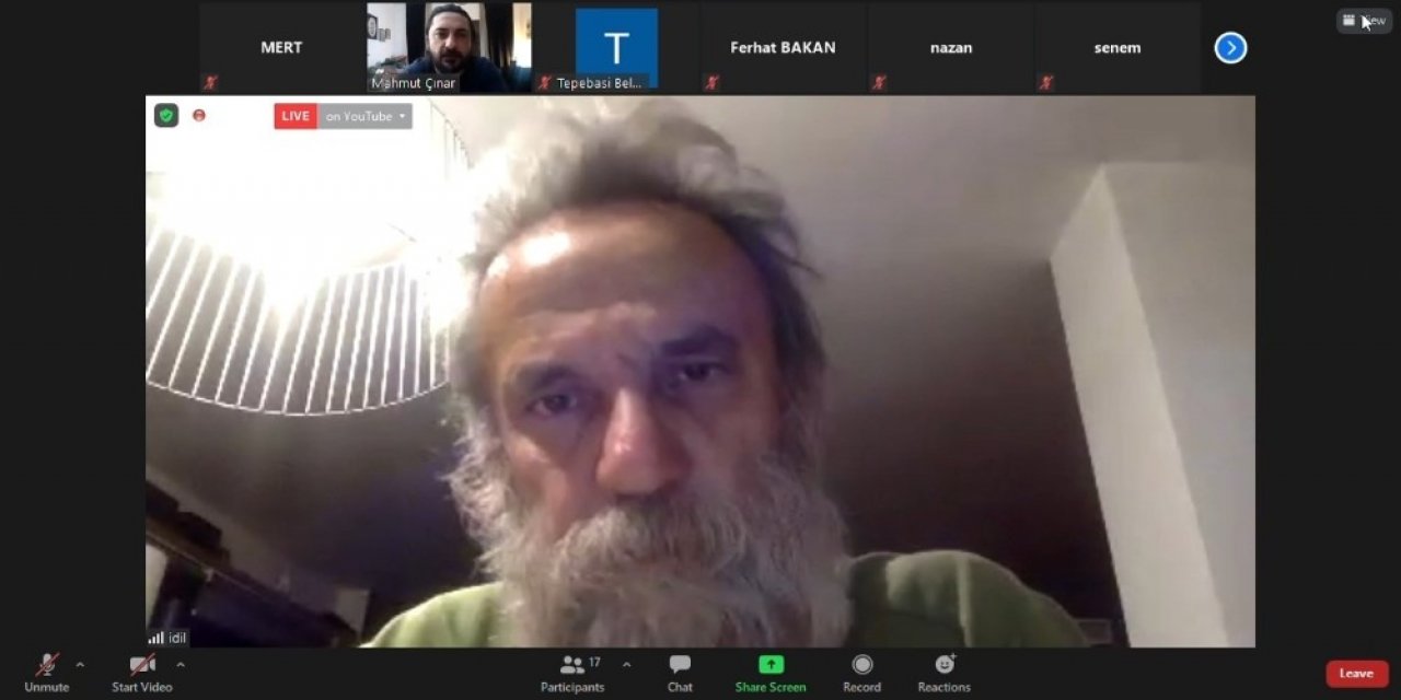 Mahmut Çınar, Kent Kültür Söyleşilerinin Konuğu Oldu