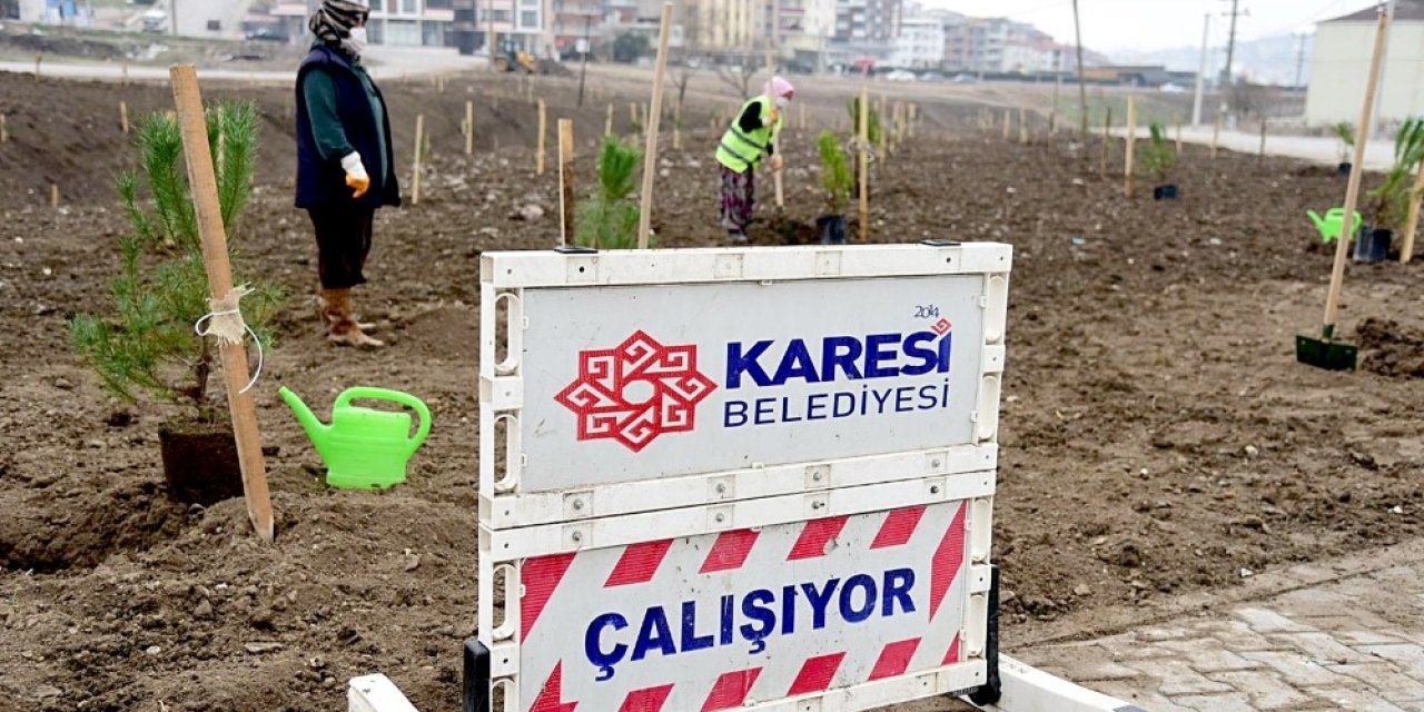 Karesi’de Fidanlar Toprakla Buluşuyor