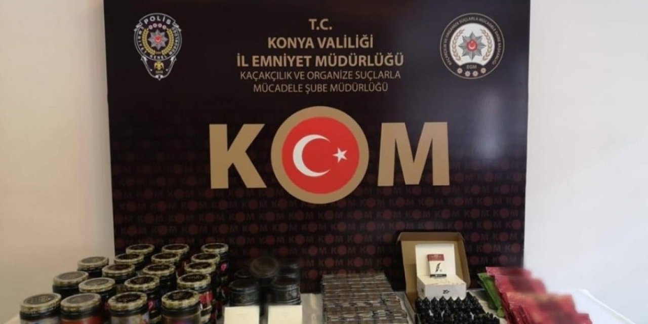 Konya’da Uyuşturucu Ve Kaçakçılık Operasyonu