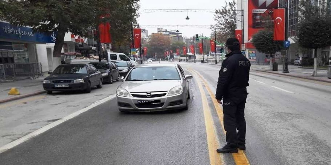 Malatya’da Kısıtlamalarda Denetimler Sürüyor