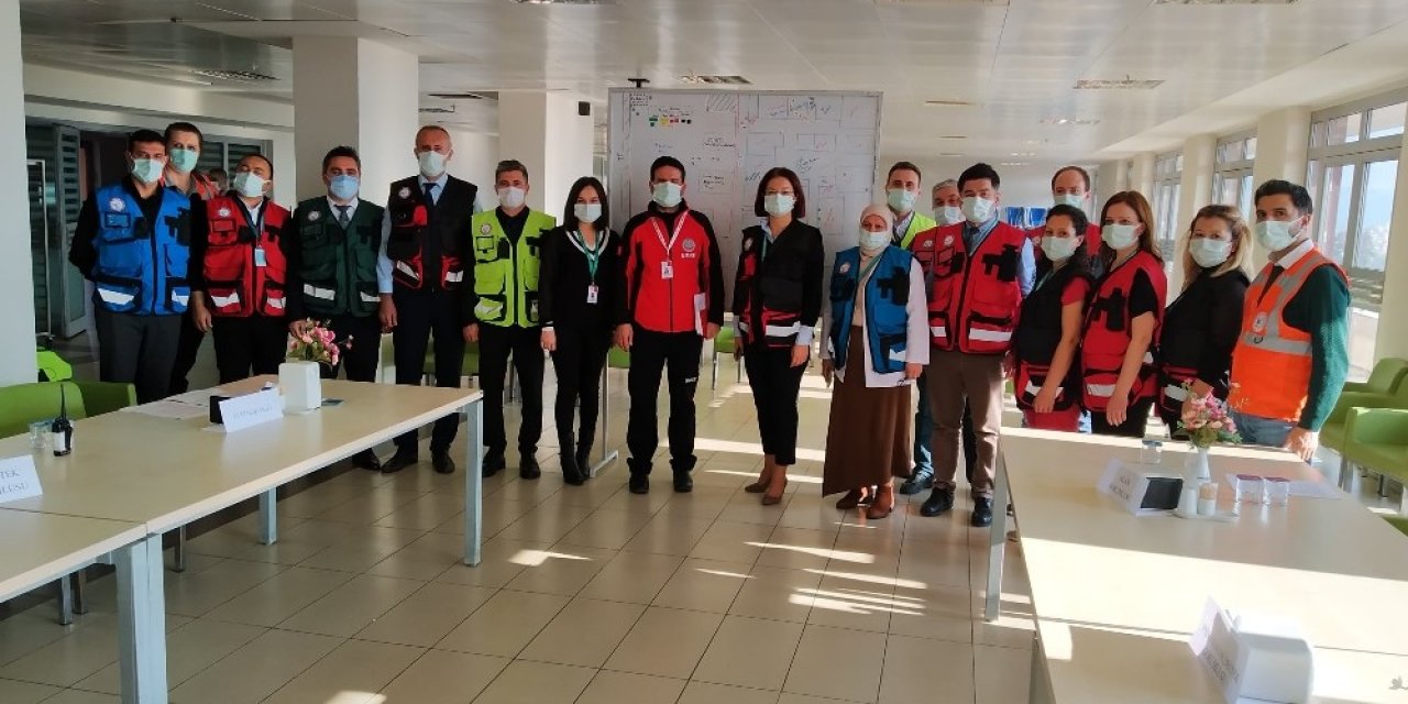 Aydın Kadın Doğum Ve Çocuk Hastalıkları Hastanesi’nde Hap Tatbikatı Yapıldı