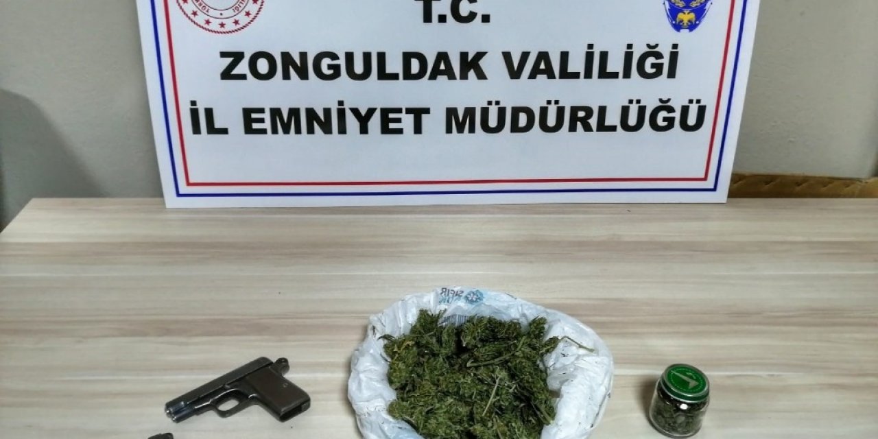 Sokağa Çıkma Kısıtlamasında Uyuşturucu İle Yakalandı