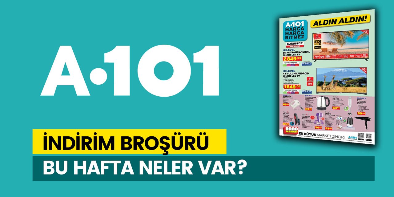 A-101 Aktüel 17 - 23 Aralık İndirim Kataloğu Yayınlandı..! A101 de Bu Hafta Ultra HD Android Smart Led TV, Çamaşır Makinesi, Buzdolabı, Bluetooth Kulaklık, Çay Makinesi, Saç Düzleştirici