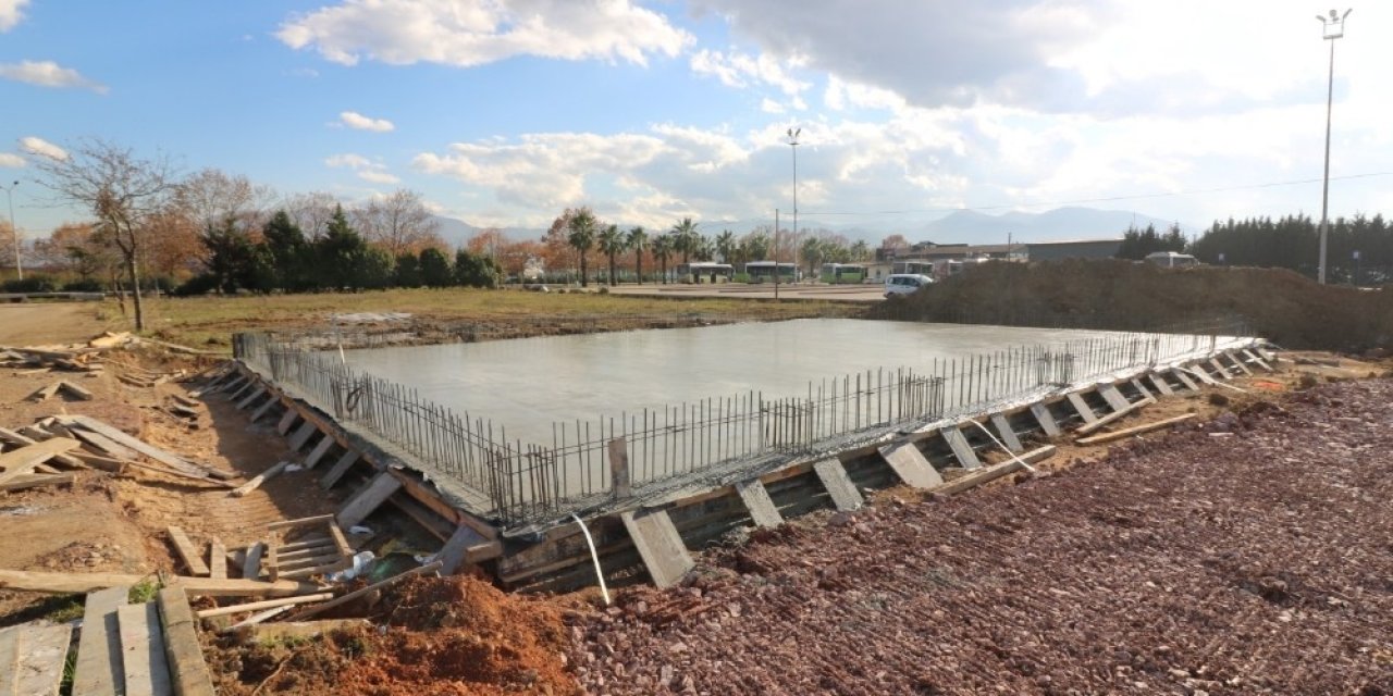Çocuk Trafik Eğitim Parkında İdari Bina Temeli Atıldı