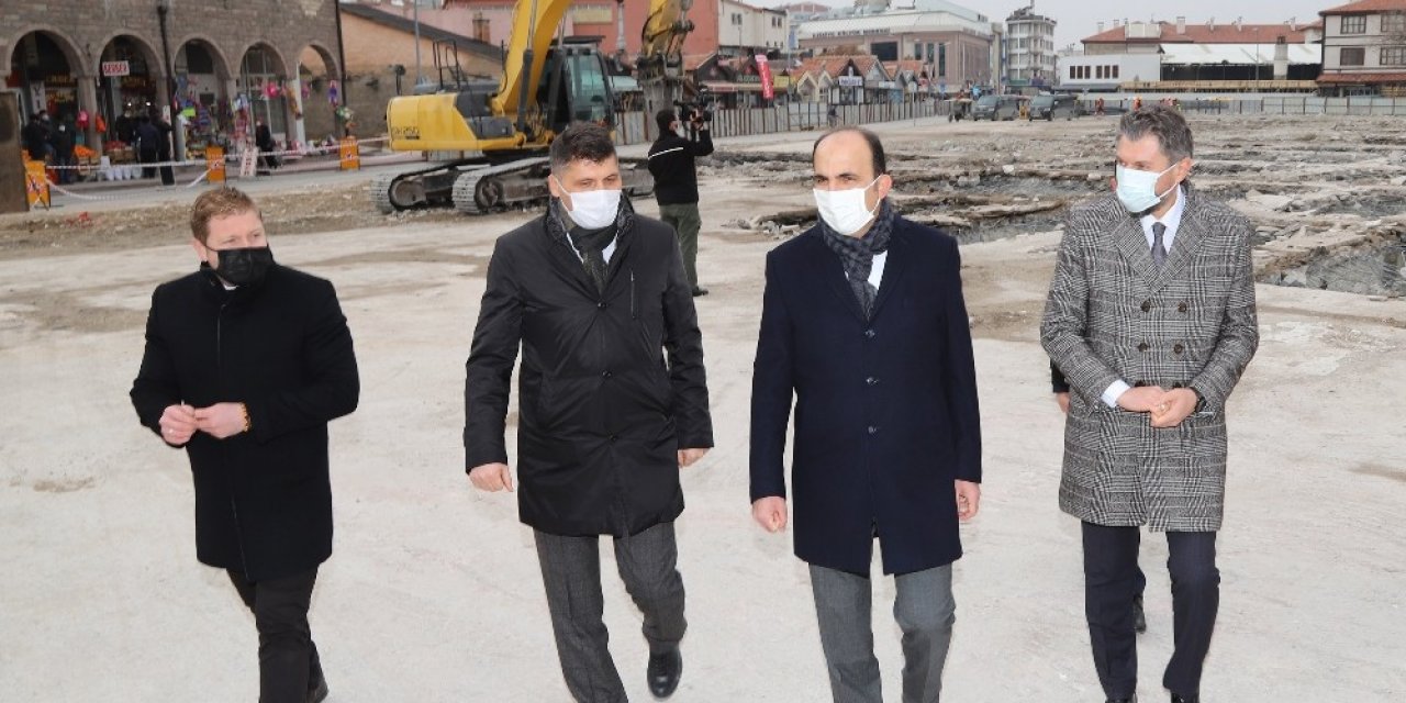 Başkan Altay: "mevlana Çarşısı Ve Altın Çarşı Konya’ya Yakışır Hale Gelecek"