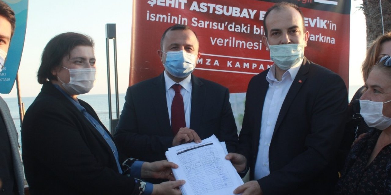 Şehit Astsubay Esma Çevik Parkı İçin 10 Bin İmza