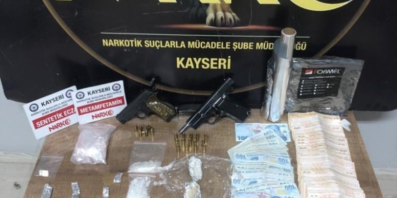 Kayseri Polisinden Uyuşturucu Operasyonu: 4 Gözaltı