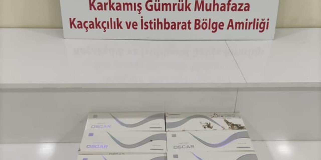 Gümrük Kapısında 750 Paket Kaçak Sigara Ele Geçirildi