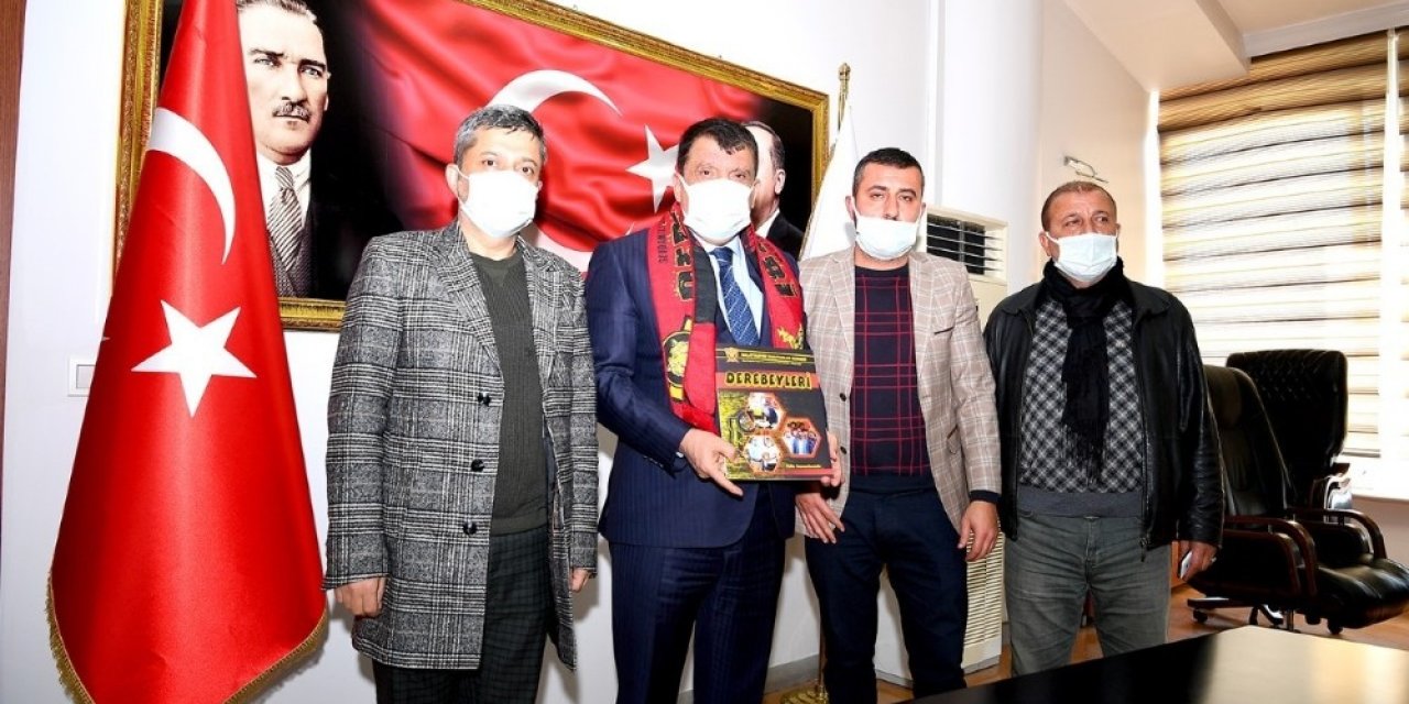 Malatyaspor Taraftarlarından Başkan Gürkan’a Ziyaret