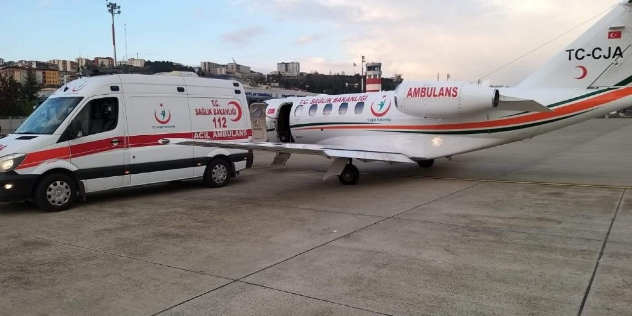 Ambulans Uçak Trabzon’dan İstanbul’a Bebek İçin Havalandı