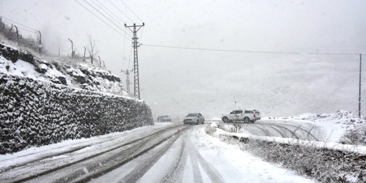 Bitlis’te Kar Yağışı