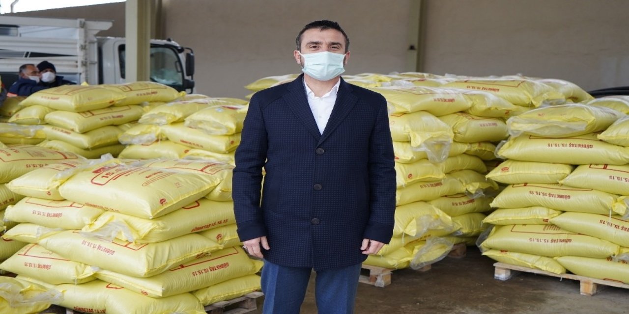Kestel Belediyesi’nden Selzede Çiftçilere Gübre Desteği