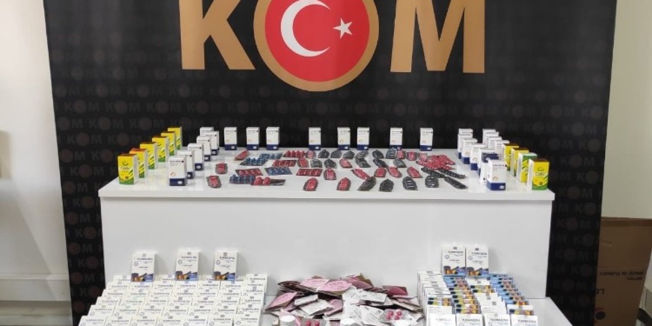 Silifke’de 2 Bin 482 Cinsel İçerikli Kaçak Hap Ele Geçirildi