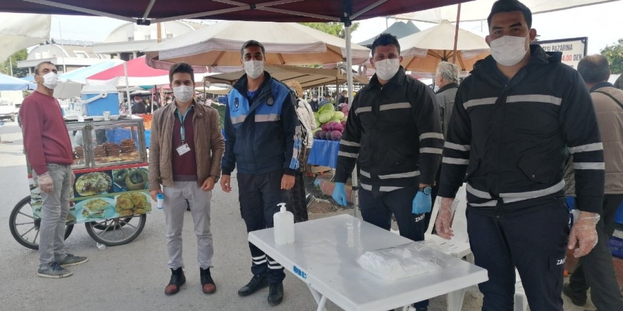 Kemer’de Zabıtadan Pazar Yer Denetimi