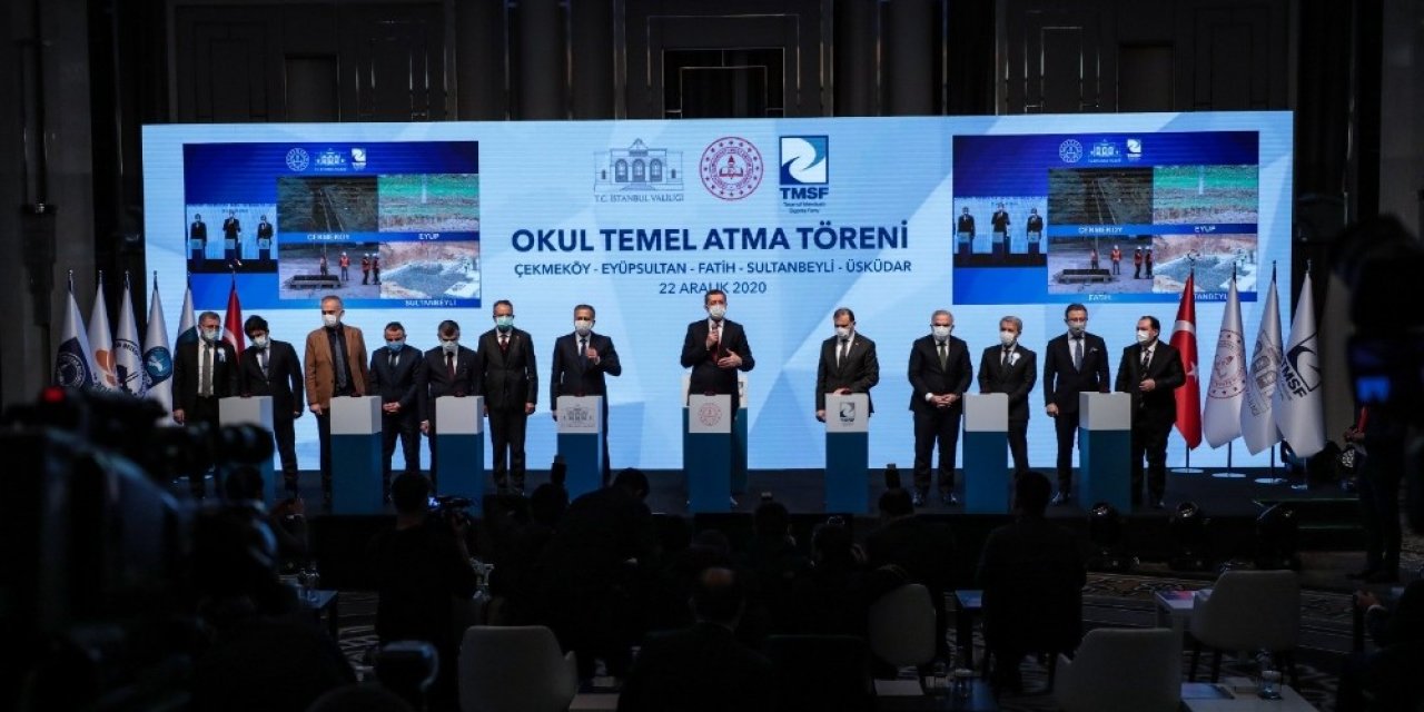 Göktürk’te Yeni Okulun Temelleri Atıldı