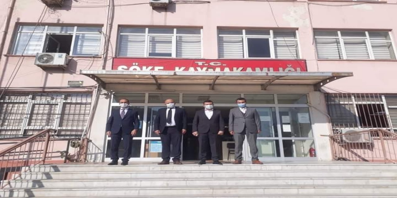 İlçe Kaymakamları, Söke Kaymakamı Zeybek İle Görüştü