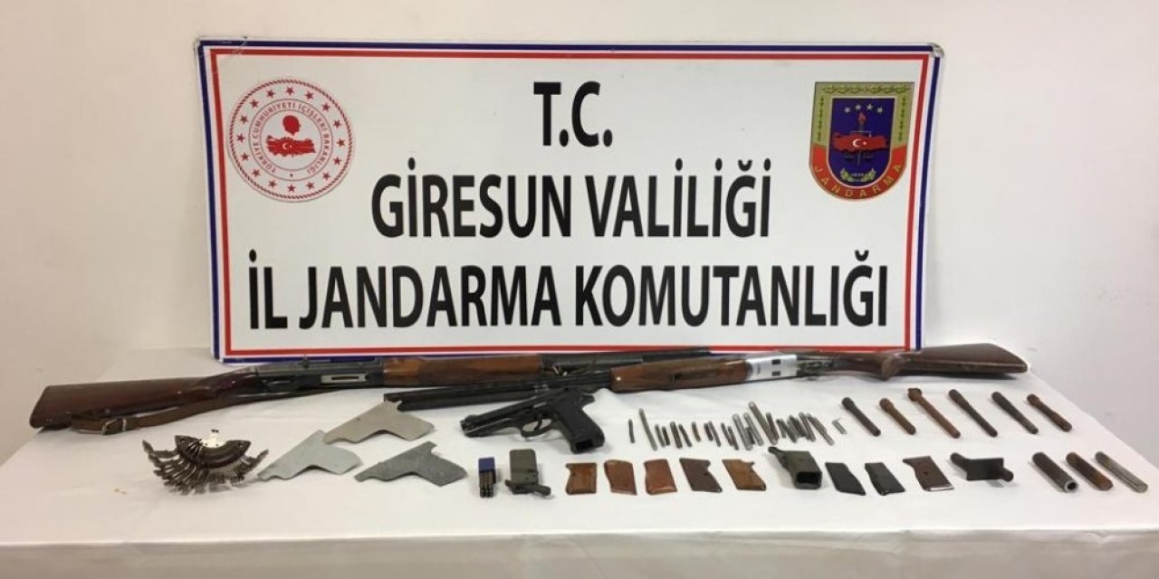 Giresun’da Kaçak Silah Atölyesine Baskın