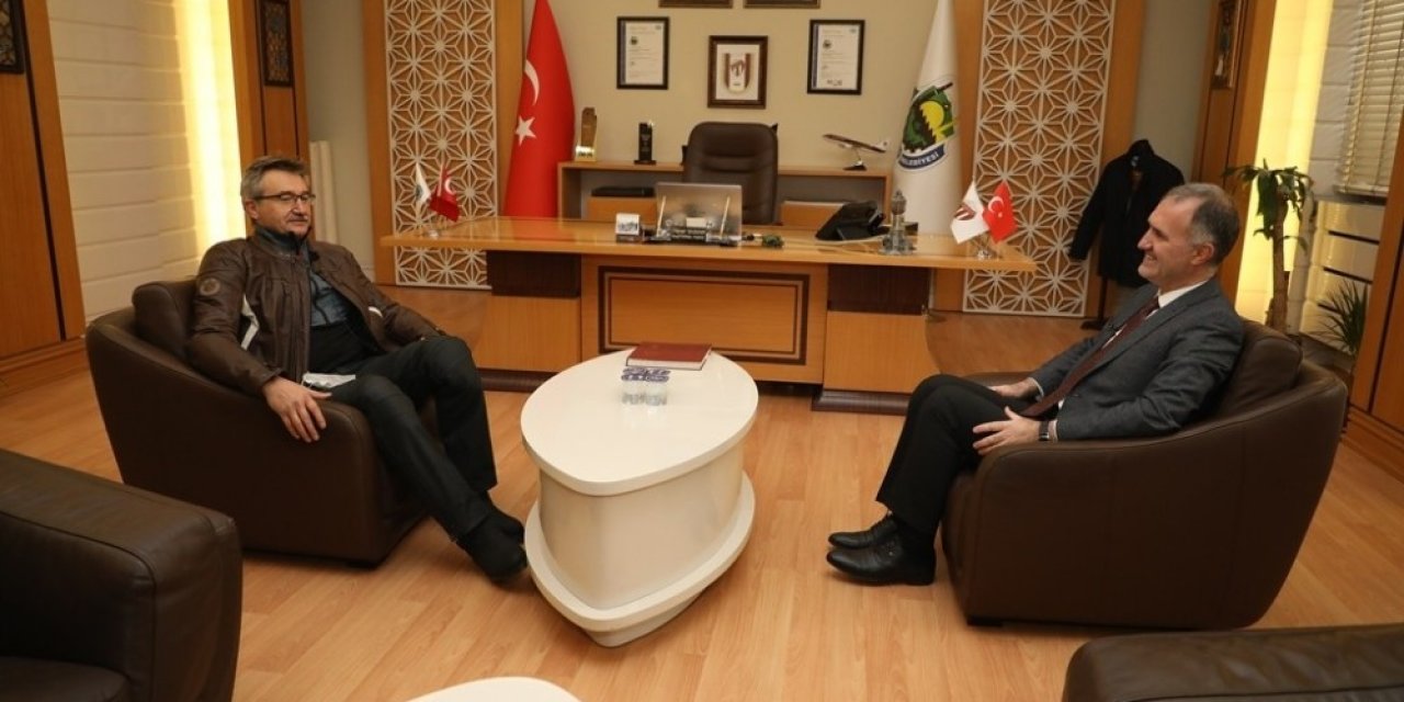 Kürşat Tüzmen’den Başkan Taban’a Ziyaret