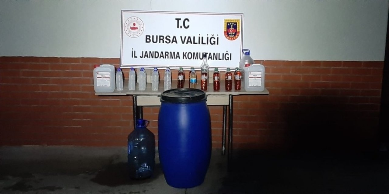 Bursa’da Çok Miktarda Sahte Alkol Ele Geçirildi
