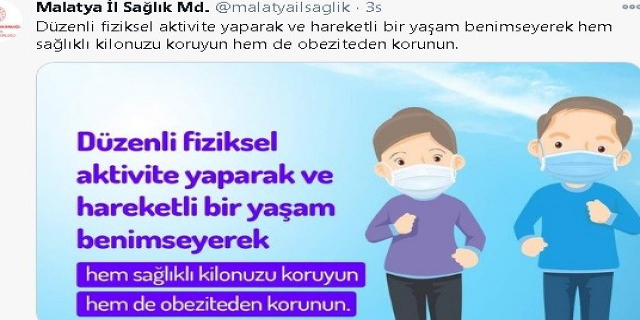 Pandemide Düzenli Fiziksel Aktivite Önerisi