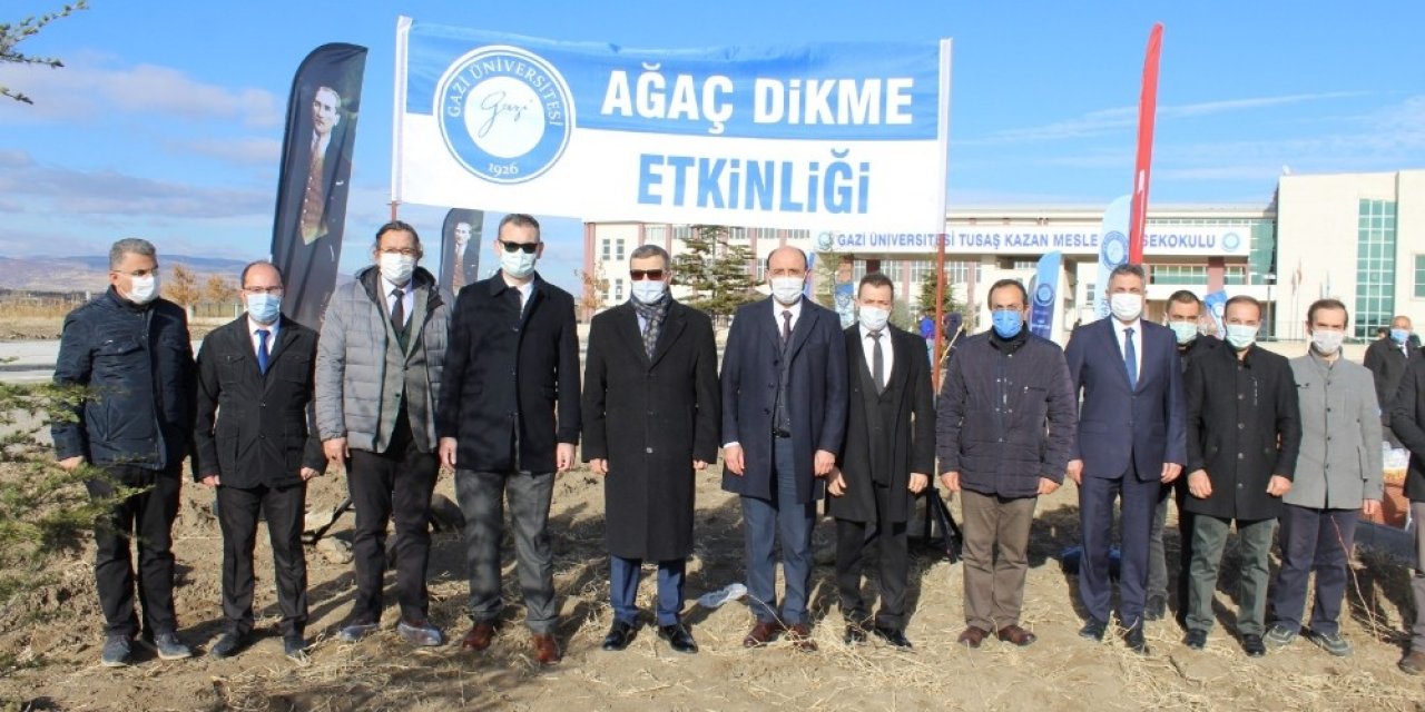 Gazi Üniversitesi, Tusaş Meslek Yüksekokulu’nu Yeşillendirdi