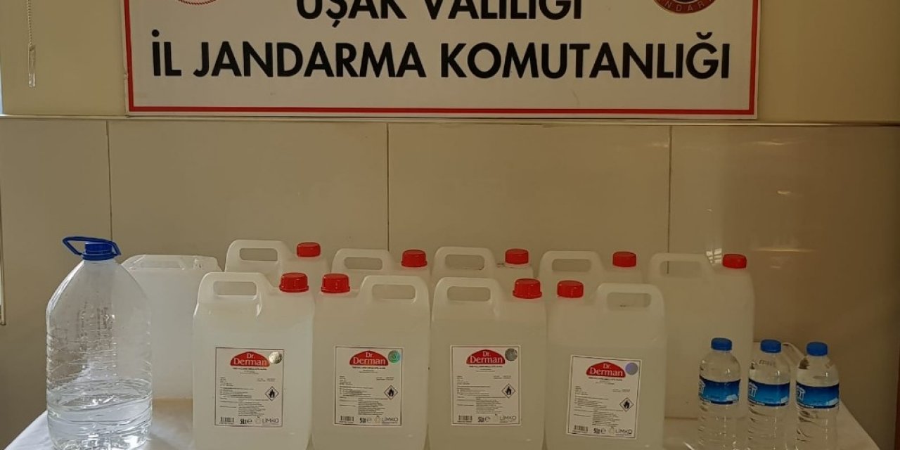 Uşak’ta Sahte Alkol Operasyonu