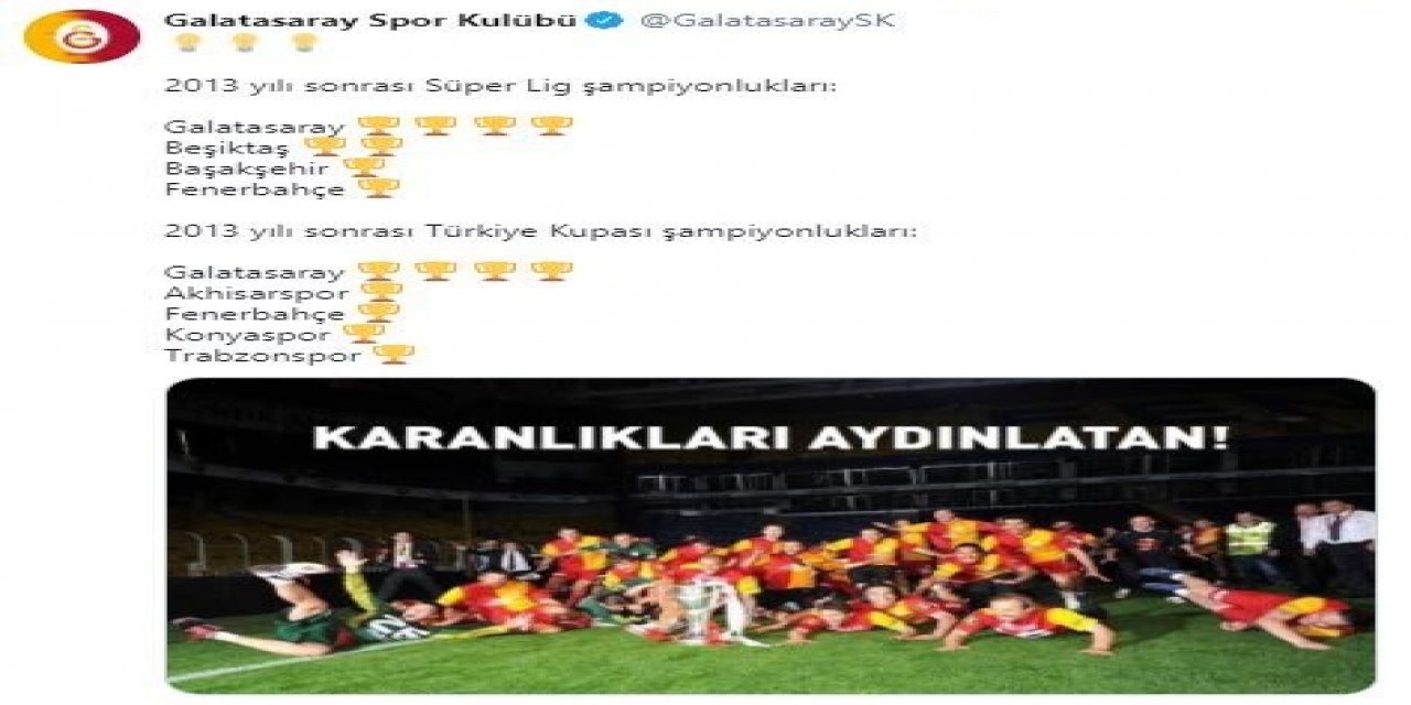 Galatasaray’dan Fenerbahçe’ye Cevap