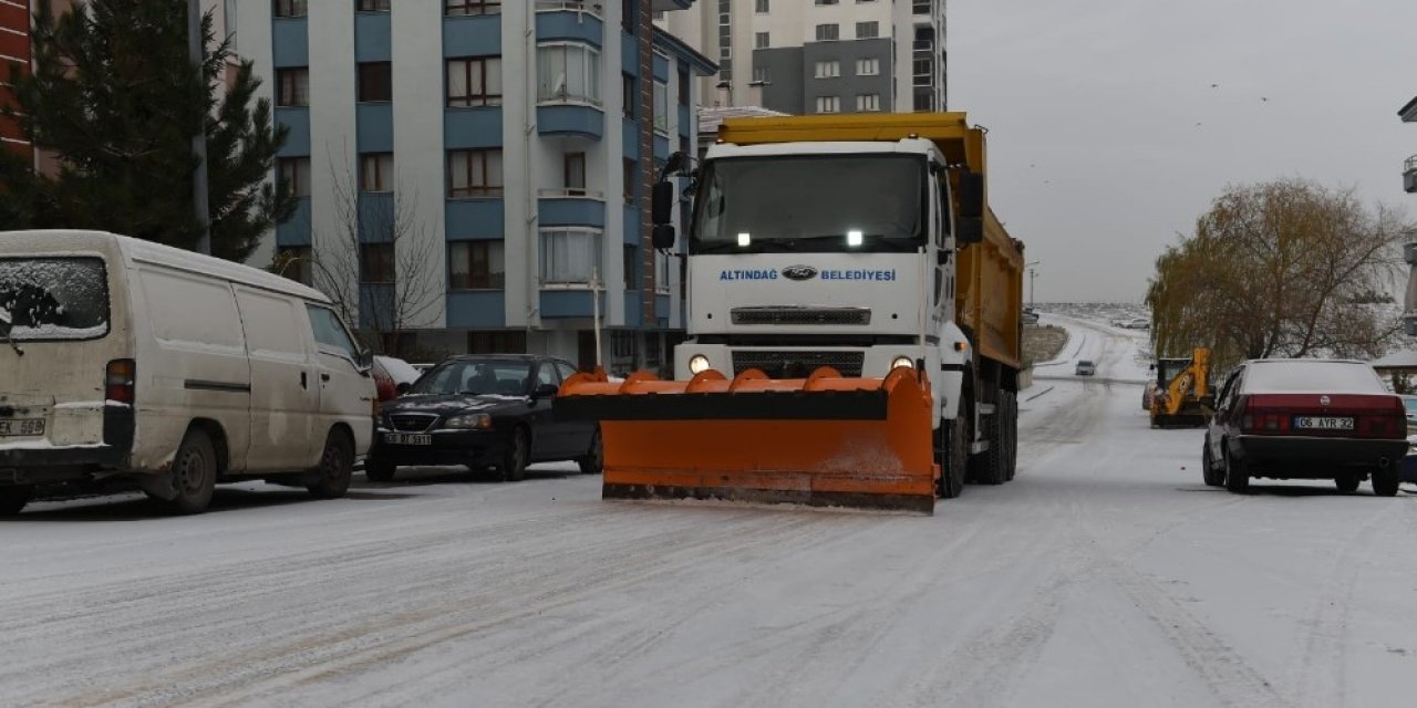 Altındağ Belediyesinde Kar Teyakkuzu