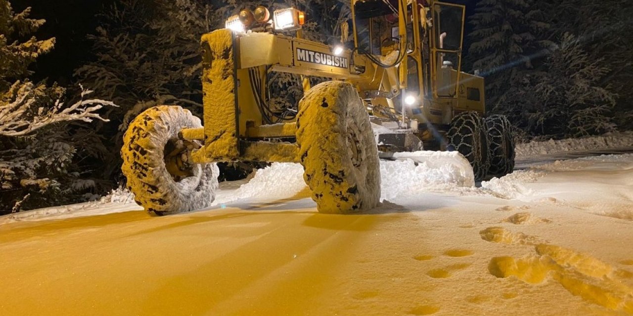 Rize’de 89 Köy Yolu Kar Nedeniyle Ulaşıma Kapandı