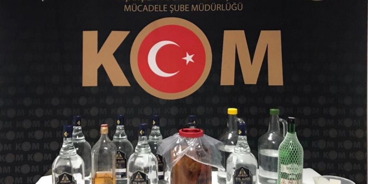 Karabük’te Yılbaşı Öncesi Kaçak Alkol Operasyonu