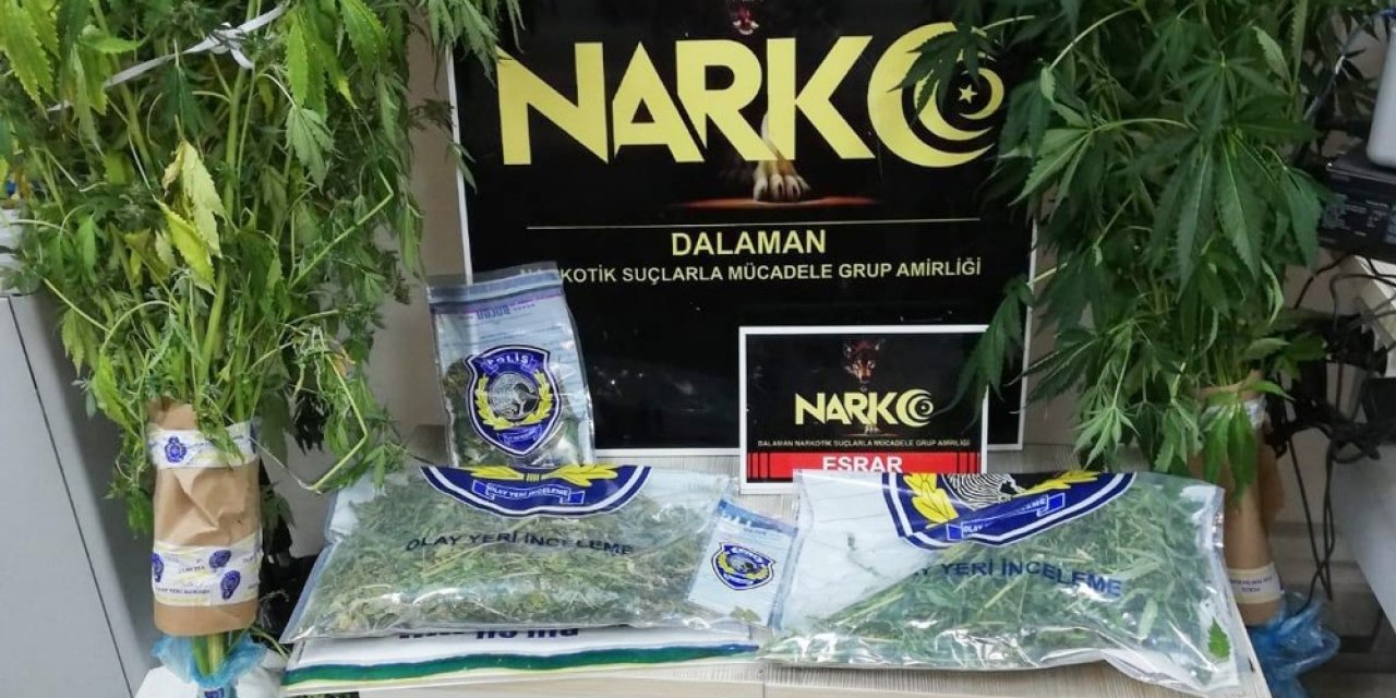 Dalaman’da Esrar Operasyonu