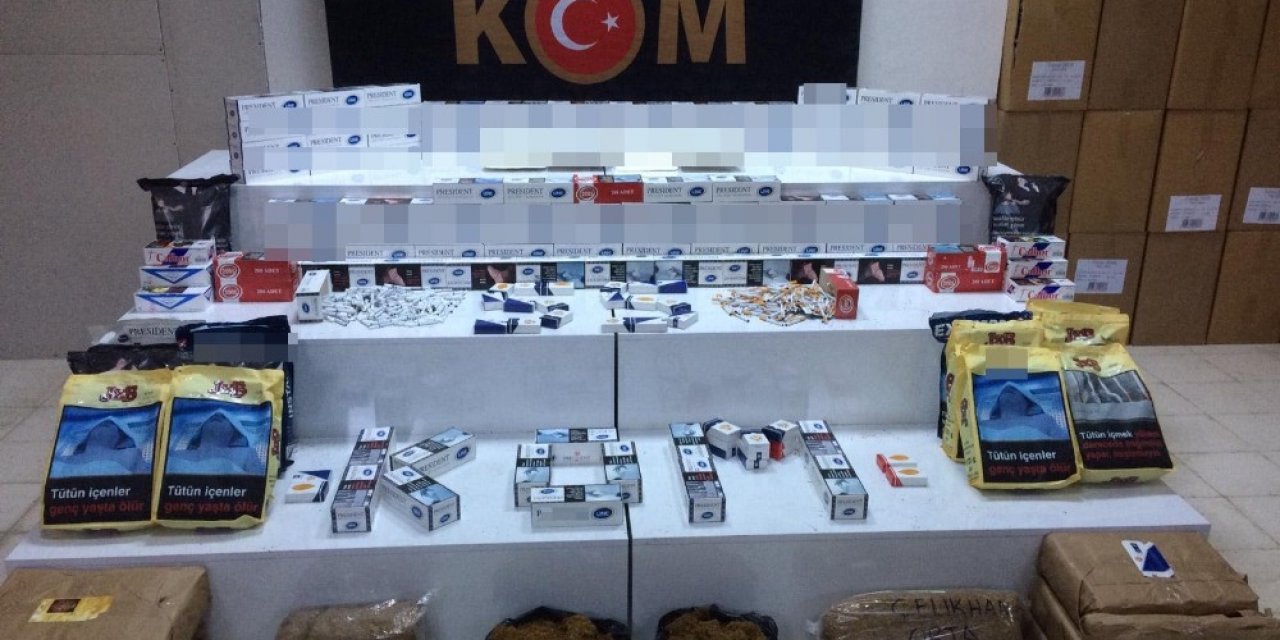 Samsun’da Kaçak Tütün Mamulleri Operasyonu