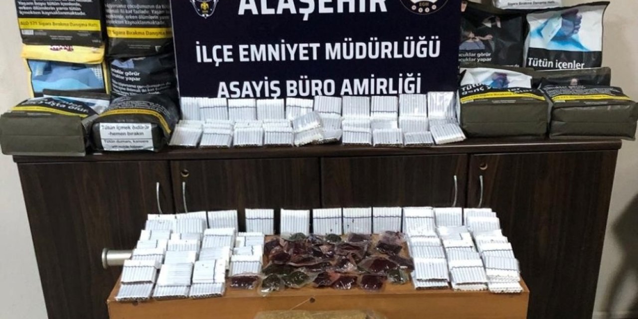 Alaşehir’de Kaçak Tütün Operasyonu