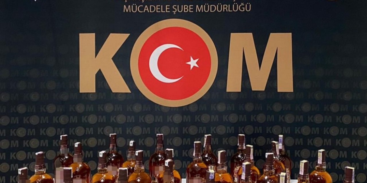 Karabük’te Kaçak Alkol Yakalandı