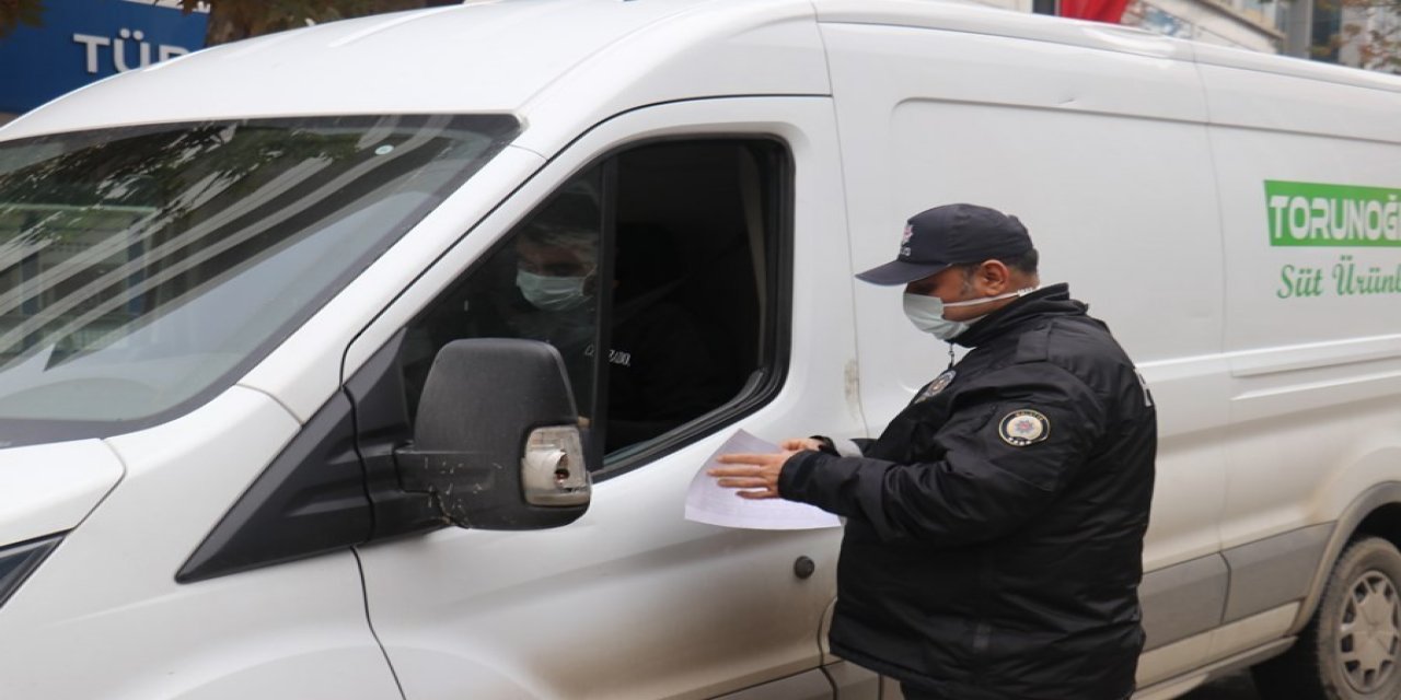 Malatya’da Kısıtlamaya Uymayan 57 Kişiye Ceza