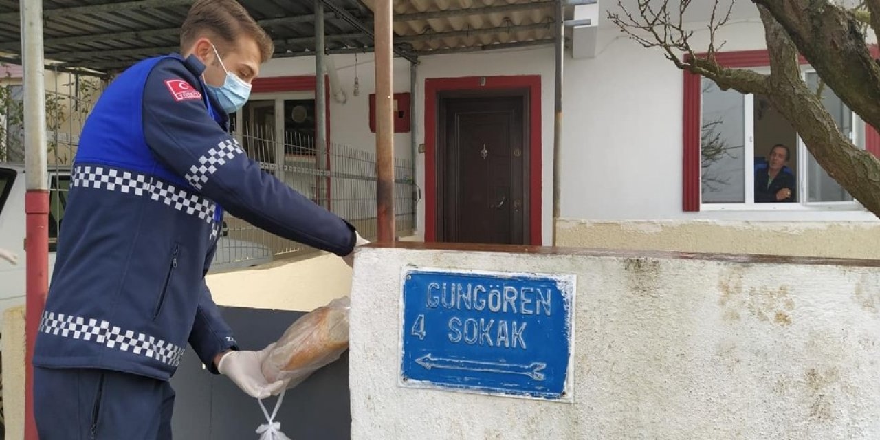 Çan Belediyesi Karantinadaki Vatandaşları Yalnız Bırakmıyor