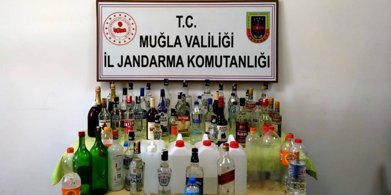 Ula’da Kaçak İçki Operasyonu: 2 Gözaltı