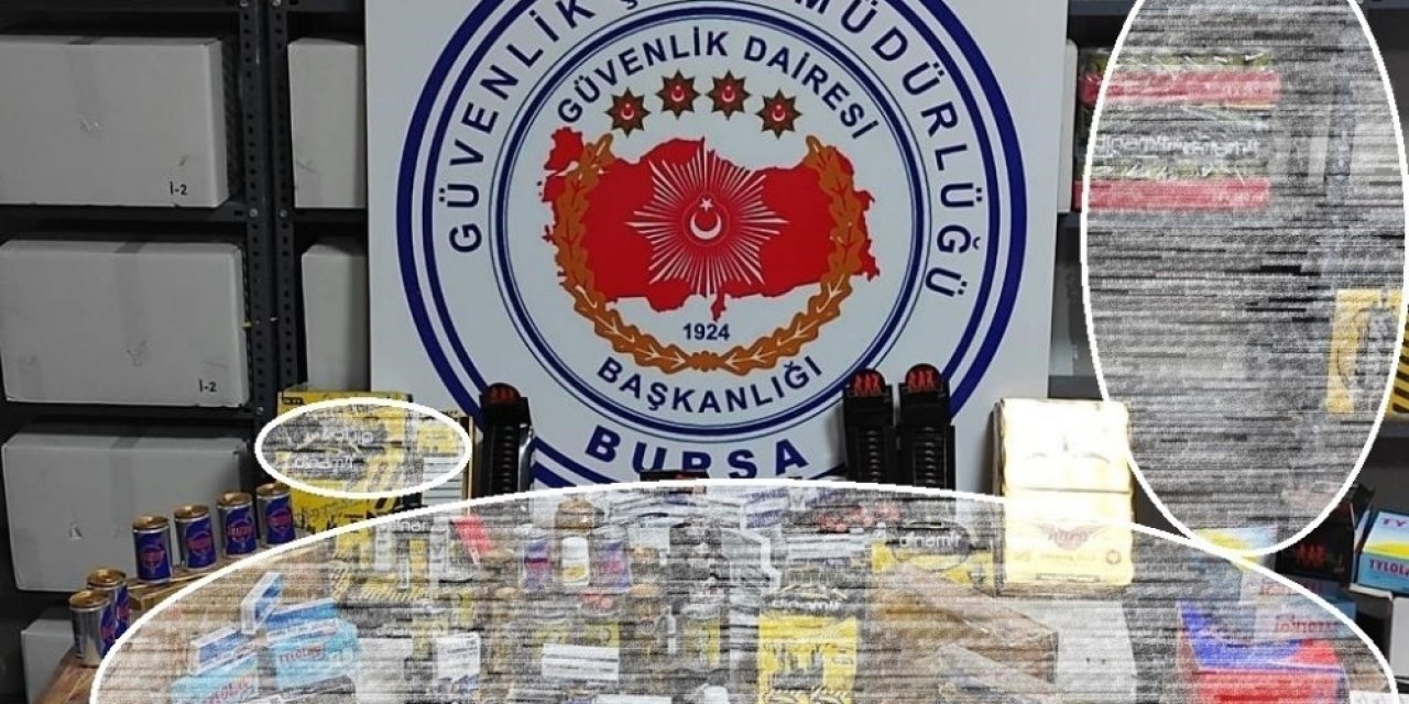 Bursa Polisinden 1,5 Milyon Liralık Uyarıcı İlaç Baskını