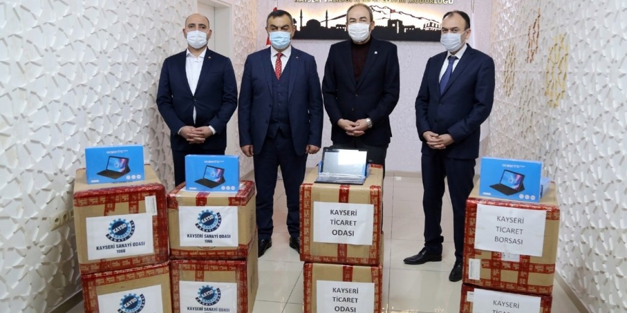 Kayseri’de Uzaktan Eğitime ’oda Ve Borsa’ Desteği