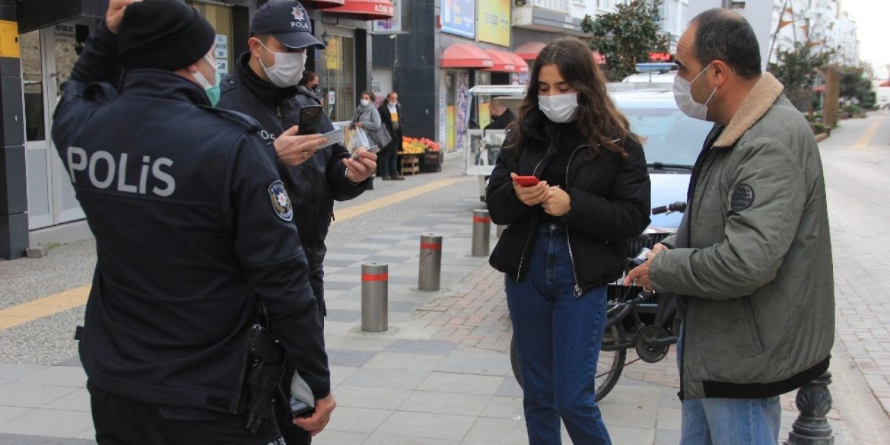 Sinop’ta Polisten Sıkı Denetim