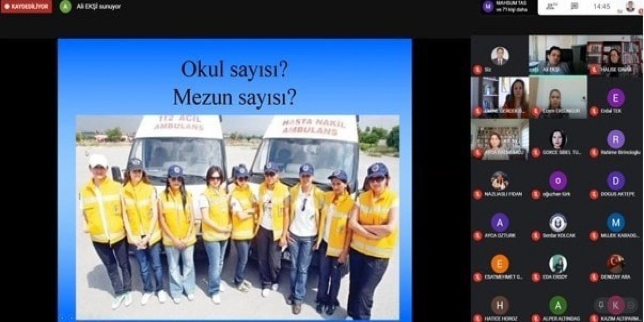 Paramedik Mesleğinin Gelecek Projeksiyonu Konulu Panel Gerçekleştirildi