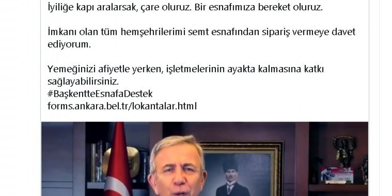 Başkan Çerçioğlu, Ankara Büyükşehir Belediye Başkanı Yavaş’ın Çağrısına Destek Çıktı