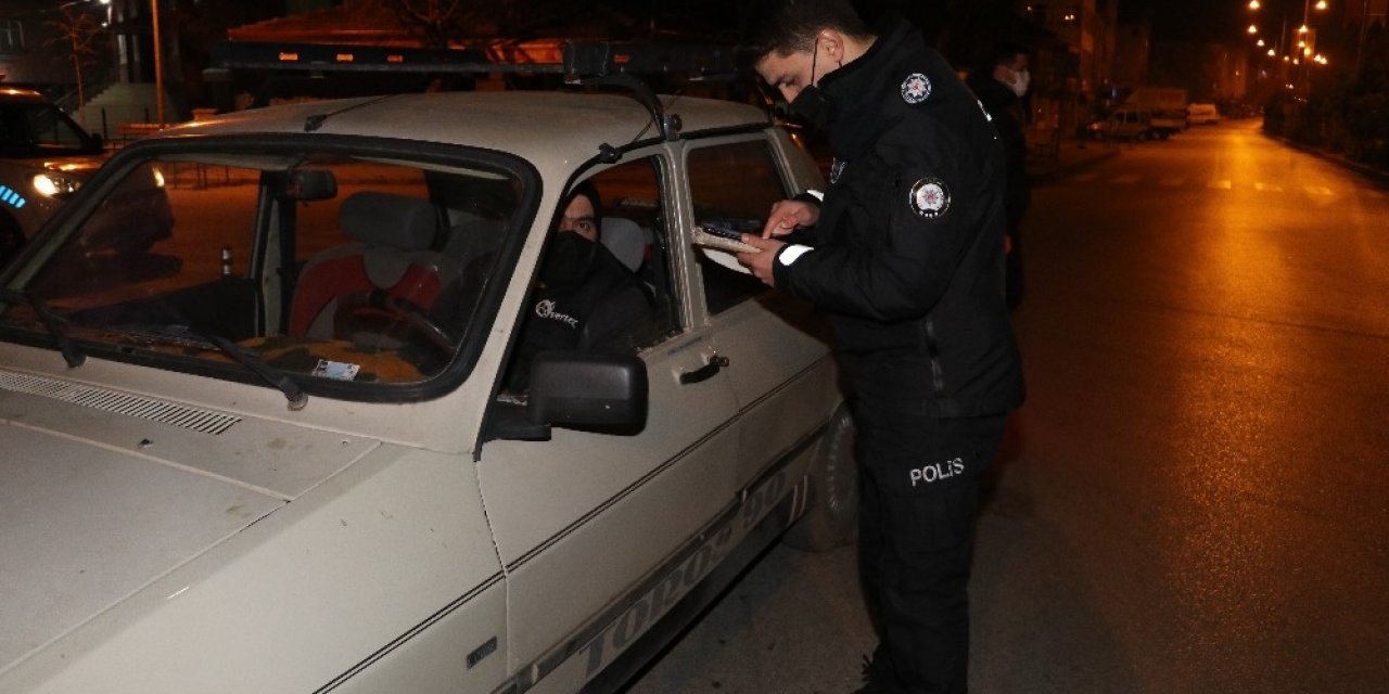 Amasya’da Polis, Kısıtlama Denetimi Yaptı